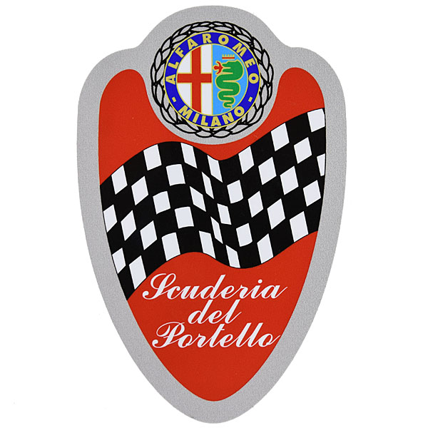 SCUDERIA DEL PORTELLO Emblem Sticker(70mm*110mm)