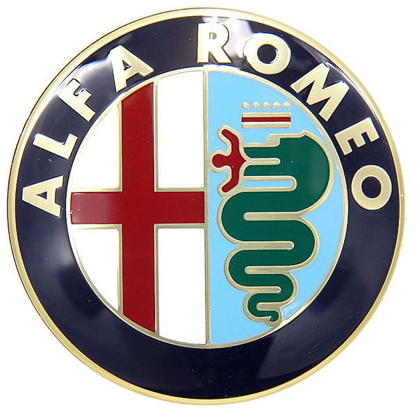 Alfa Romeo純正トランクリッド用エンブレム(エンブレム部のみ/145/146/155/156/166)