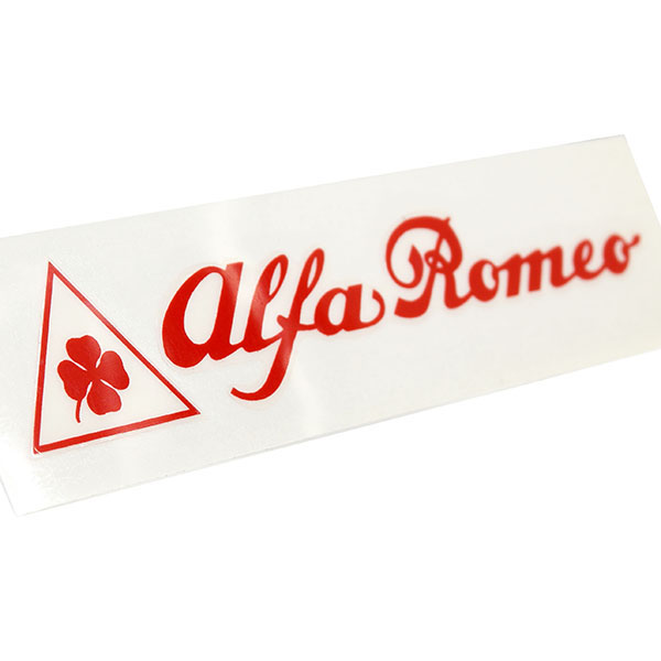 Alfa Romeo logo & Quadrifoglio Sticker (Die Cut/145mm) 