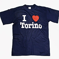 I LOVE TORINO Tシャツ (ネイビー)
