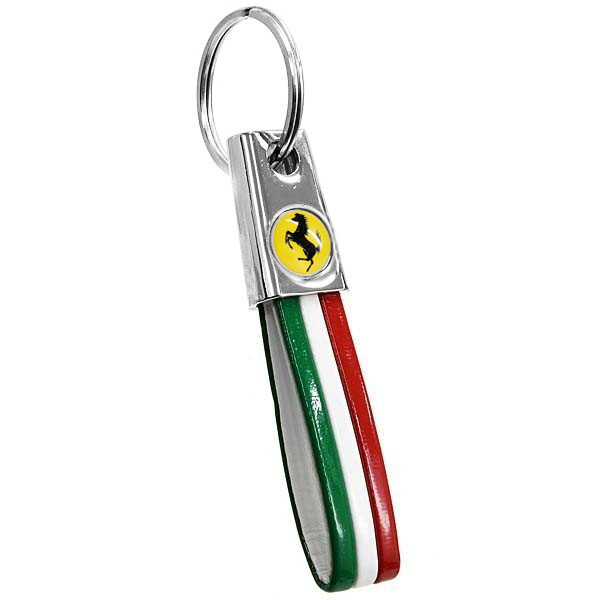 Ferrari Tricolor Keyring (slim type)