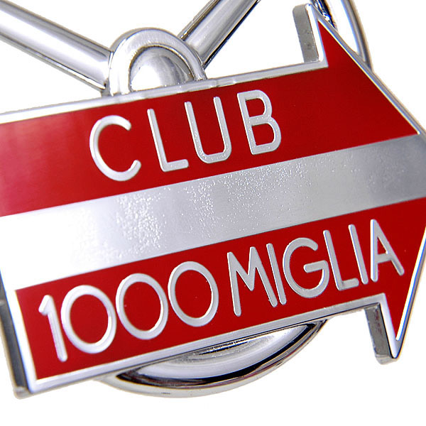 CLUB 1000 MIGLIA Grill Emblem(Chrome Silver)
