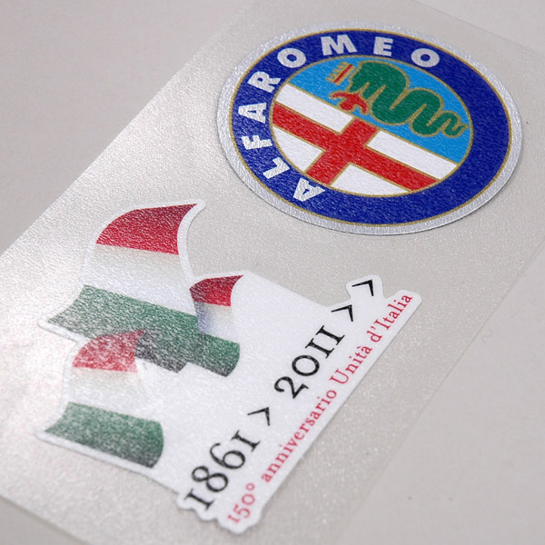 ITALIA 150 Memorial Sticker (Die Cut/Alfa Romeo)