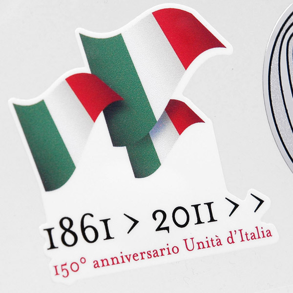 ITALIA 150 Memorial Sticker (Die Cut/FIAT)