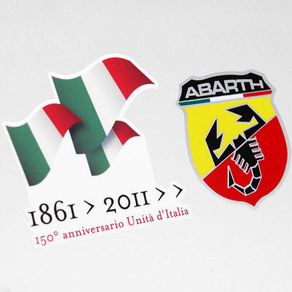 ITALIA 150Memorial Sticker (Die Cut/ABARTH)