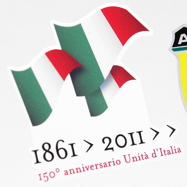 ITALIA 150Memorial Sticker (Die Cut/ABARTH)