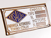 ANSALDO PLATE