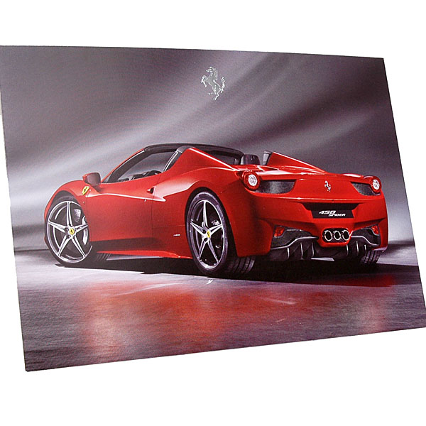 Ferrari 458 Spider Promotion Card