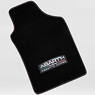 ABARTH 500 ABARTH ASSETTO CORSE Floor Mats (Black/LHD)