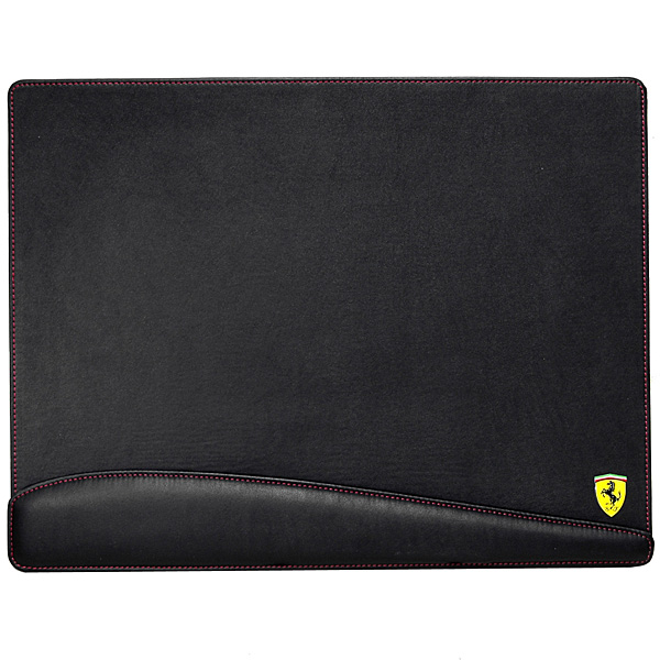 Ferrari Desk Mat (Black/Red Stitch)