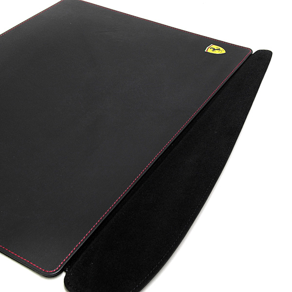 Ferrari Desk Mat (Black/Red Stitch)