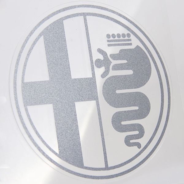 Alfa Romeo Emblem Sticker/Silver(Clear Base)
