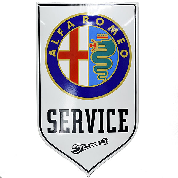 Alfa Romeo SERVICEホーロー製サインボード