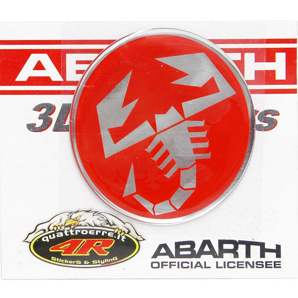 ABARTH 3D SCORPIONE Sticker(Round/50mm)-21540-
