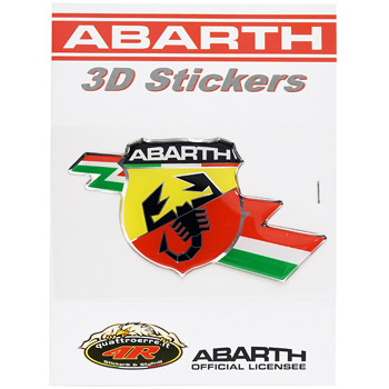 ABARTH純正3Dフラッシュエンブレムステッカー-21530-