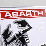 ABARTH Scorpione Stickers (2pcs./Black)-21506-