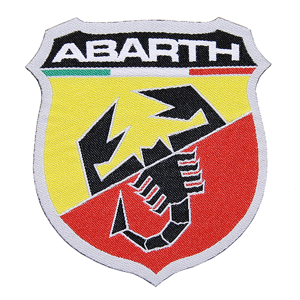 ABARTH純正エンブレムワッペン(ステッカータイプ/Large)-21561-