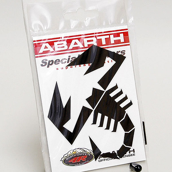 ABARTH SCORPIONE Sticker (Black/S)-21580-