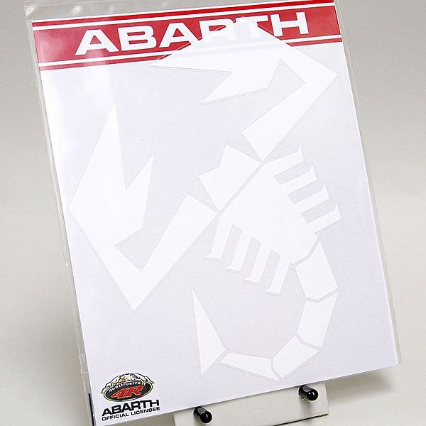 ABARTH SCORPIONE Sticker (White/L)-21585-