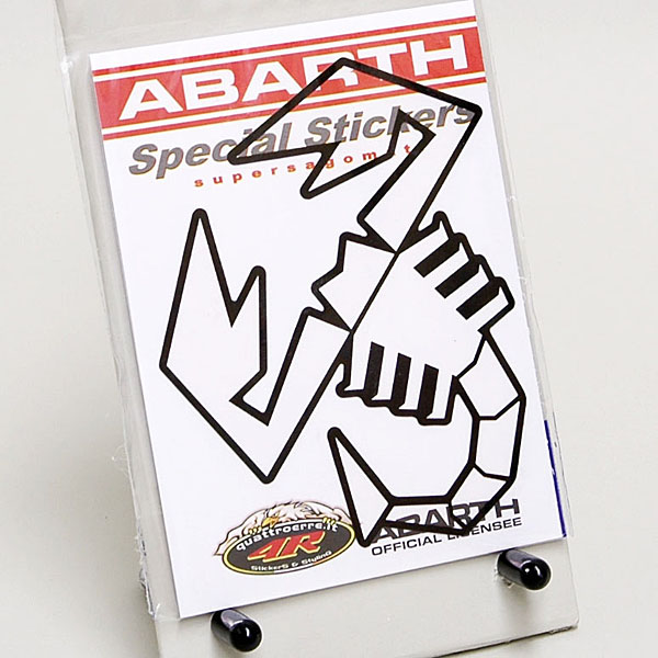 ABARTH SCORPIONE Sticker (Black Outline)-21589-