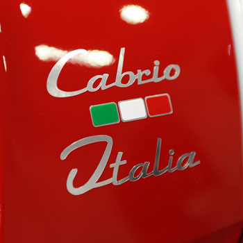 ABARTH Cabrio Italia Logo Sticker (Die Cut)