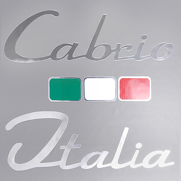 ABARTH Cabrio Italia Logo Sticker (Die Cut)