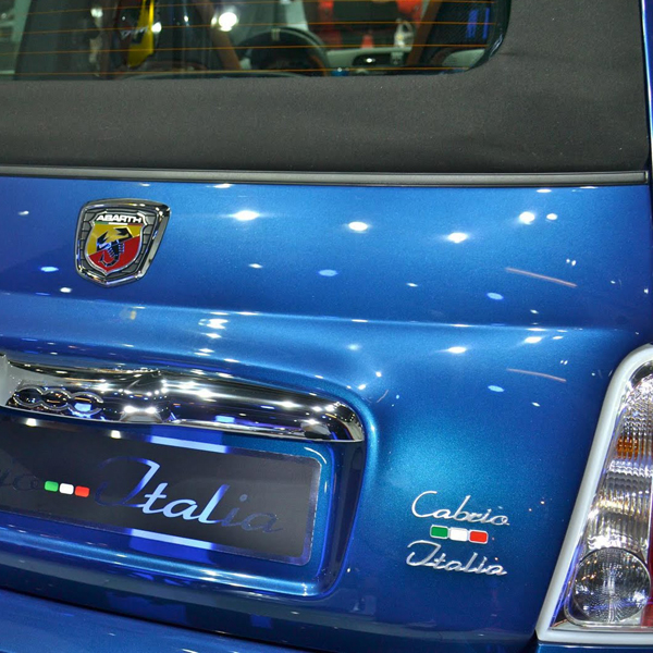 ABARTH Cabrio Italia Logo Sticker (Die Cut)