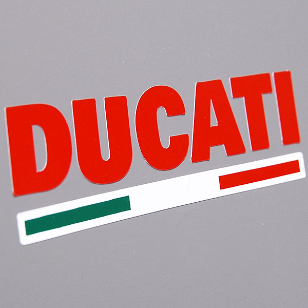 DUCATI Logo & Flag Sticker Set (Die Cut)