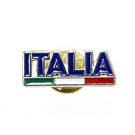 ITALIA Pin Badge (Logo & Flag)