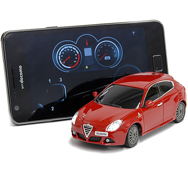 1/43 Alfa Romeo純正Giulietta Bluetooth R/Cモデル(レッド)