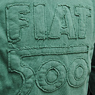 FIAT 500 Hooded Felpa(Green)