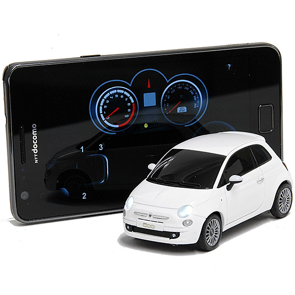 1/43FIAT純正500 Bluetooth R/Cモデル(ホワイト)