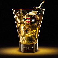MARTINI / DOLCE & GABBANA Glass(Gold)