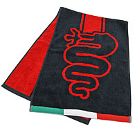 Alfa Romeo Sports Towel (Black/Red)