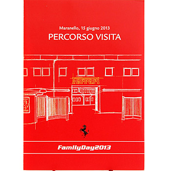 Ferrari Family Day 2013 leaflet