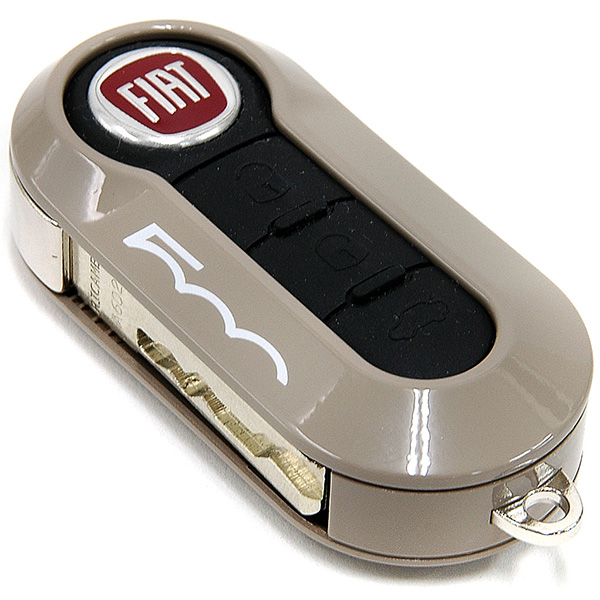 FIAT Genuine 500 Key Cover Set(Beige/White)