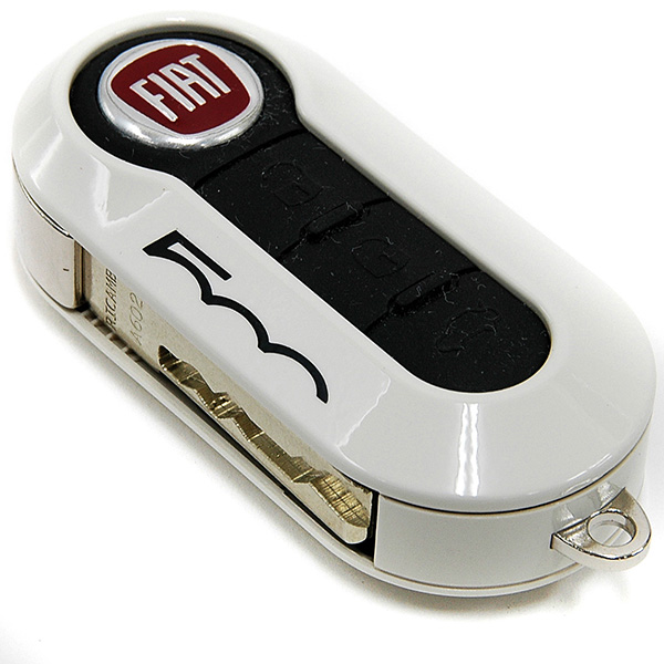 FIAT Genuine 500 Key Cover Set(Beige/White)