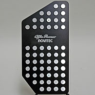NOVITEC Alfa147/GT (LHD) Aluminium FOOTREST for Alfa 