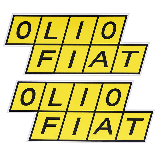 OLIO FIAT Sticker(2pcs.)