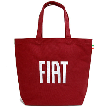 FIAT純正ロゴトートバッグ(ボルドー)
