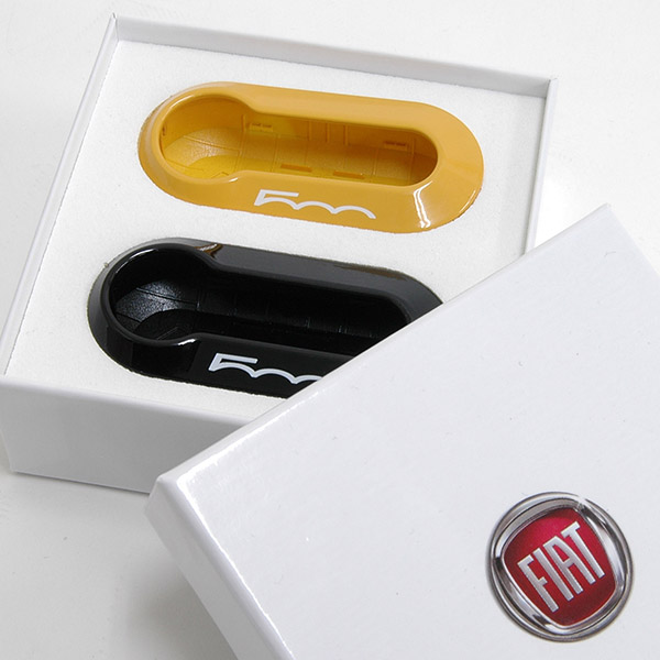 FIAT Genuine 500 Key Cover Set(Yellow/Black)