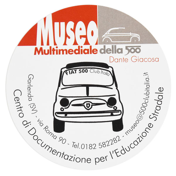 MUSEO MULTIMEDIALE DELLA 500 DANTE GIACOSA Sticker(Round)