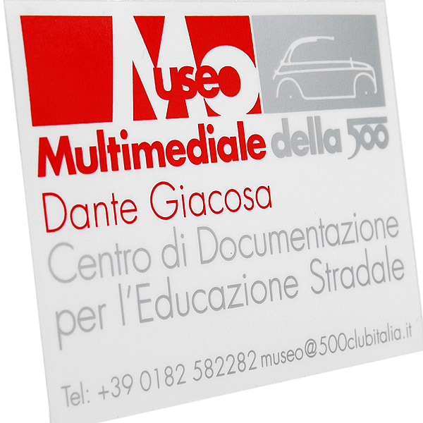 MUSEO MULTIMEDIALE DELLA 500 DANTE GIACOSA Sticker(Backing)