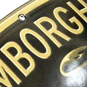 Lamborghini Emblem Sign Plate