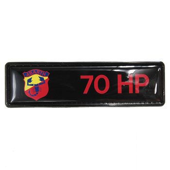 AUTOBIANCHI A112 ABARTH 70HP Plate(Re-Product)