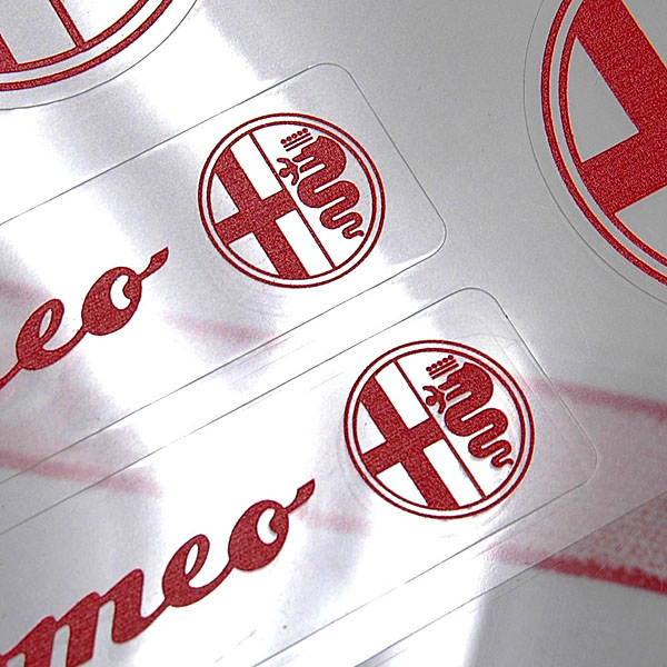 Alfa Romeo Sticker Set (Red)