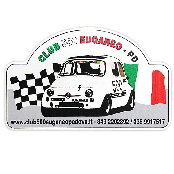 CLUB 500 EUGANEO PADOVA Sticker (Rally Plate Shaped)