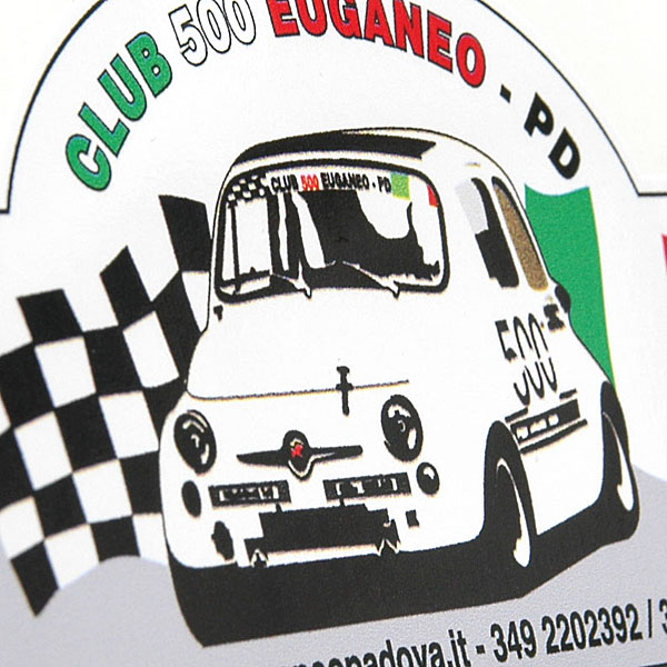 CLUB 500 EUGANEO PADOVA Sticker (Rally Plate Shaped)