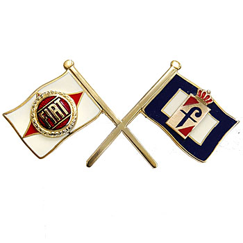 FIAT Pininfarina Flag Emblem(Large)