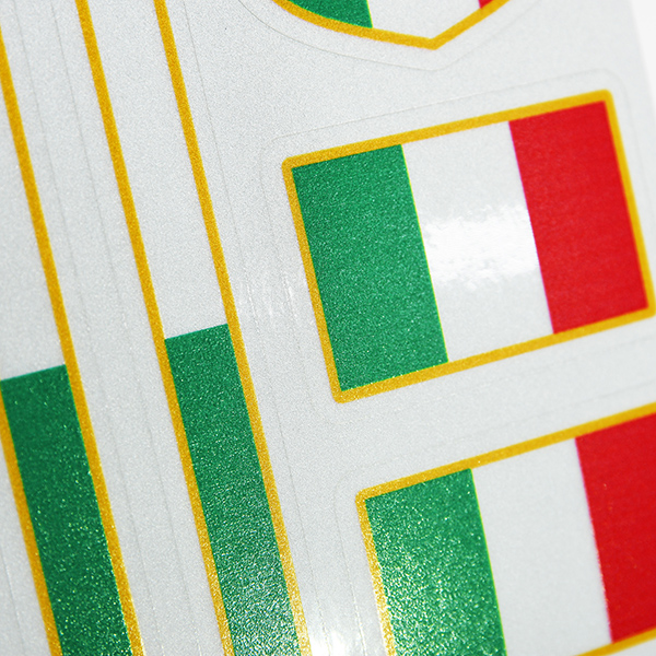イタリア国旗ステッカーセット(反射素材/Type B) : イタリア自動車雑貨 ...